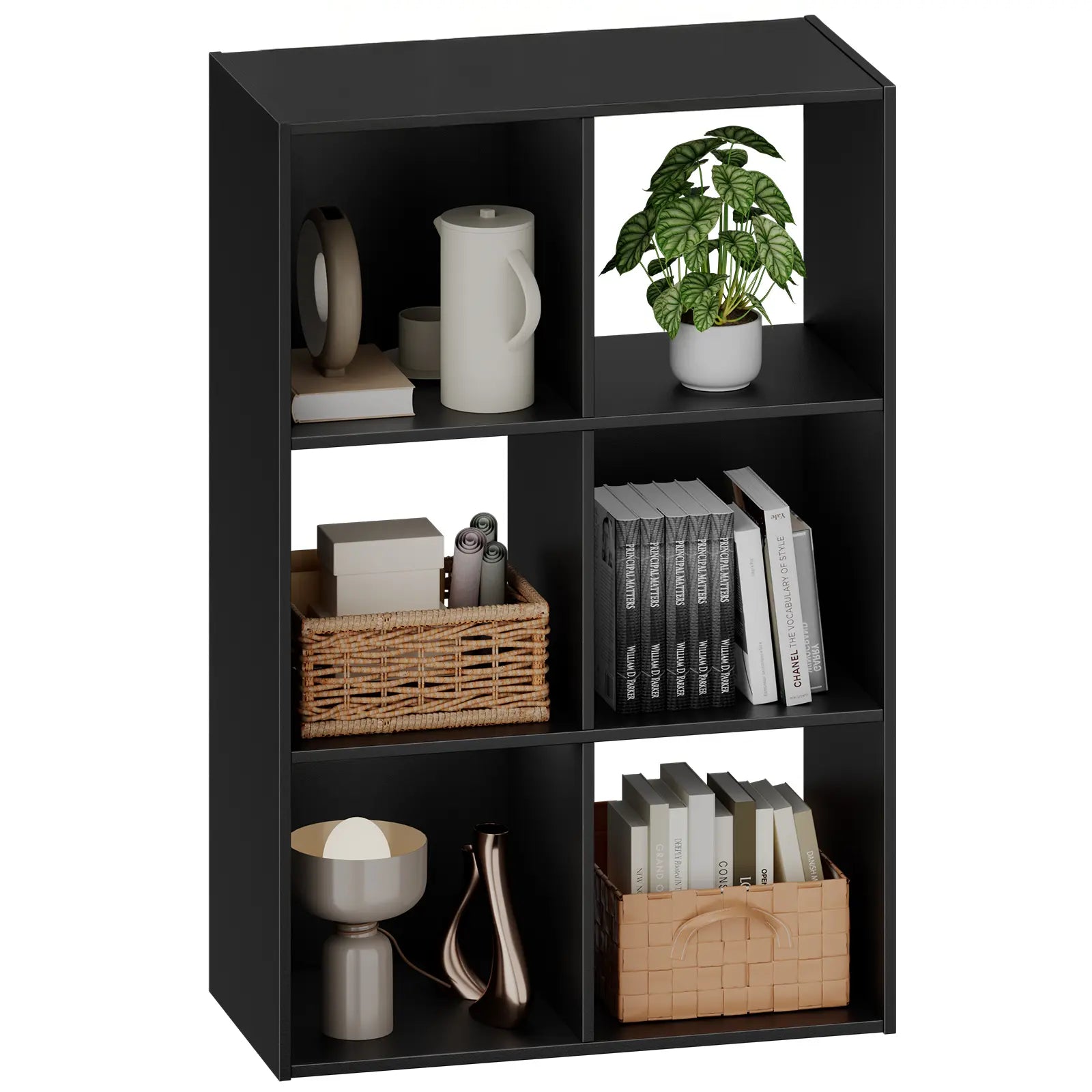 Cube Storage Organizer with Removable Back Panels - Versatile Open Cube Bookshelf for Efficient Storage in Living Room, Home Office, and Bedroom