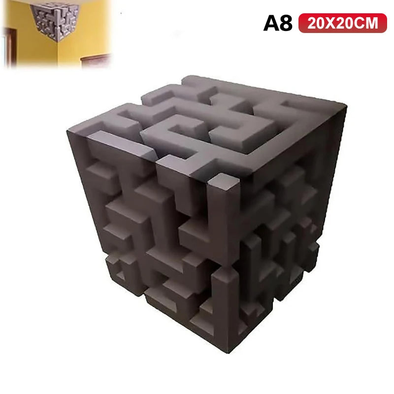 Corner Wall Decal - 3D Optical Illusion Sticker for Creative Home Decor in Living Room and Bedroom
