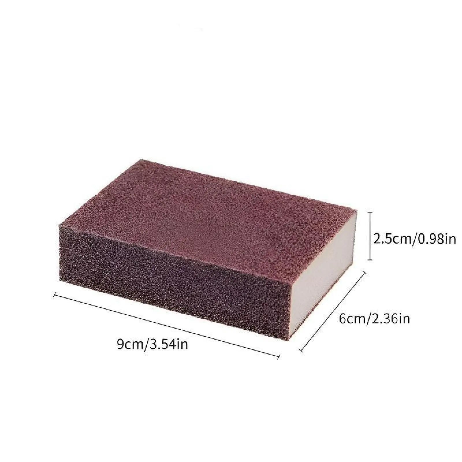 3-Piece Magic Cleaning Sponge Set - Multi-Purpose Emery Pads for Effective Rust, Stain, and Grease Removal in the Kitchen