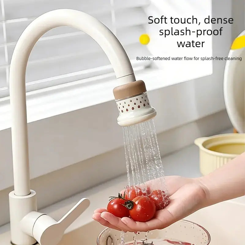 2-Pack Minimalist Fresh Water Tap Filter for Home Use – Multi-Layer Filtration Purifier for Kitchen Vegetable Washing with Splash Guard