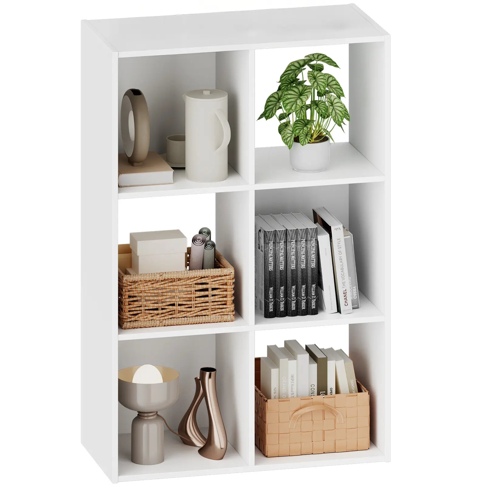 Cube Storage Organizer with Removable Back Panels - Versatile Open Cube Bookshelf for Efficient Storage in Living Room, Home Office, and Bedroom